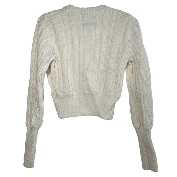 Urban Outfitters White Cable Knit Sweater - Picture 7 of 8